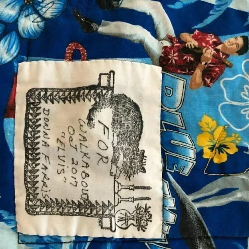 Elvis Presley Blue Hawaii Quilted Wall Hanging 33 x 42.5 inches #718